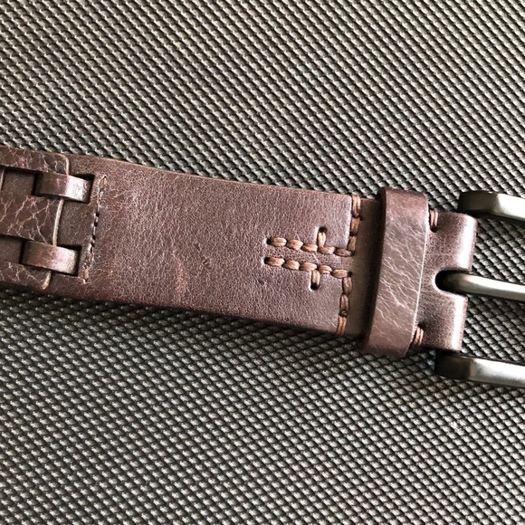 FRYE men’s leather belt size 40 - Picture 6 of 8